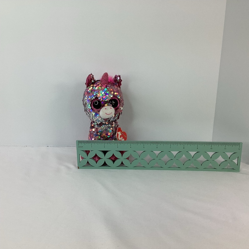 TY Flippables Sequin Plush Sparkle 6" Unicorn Flips Color Change Stuffed  Animal - Picture 14 of 14